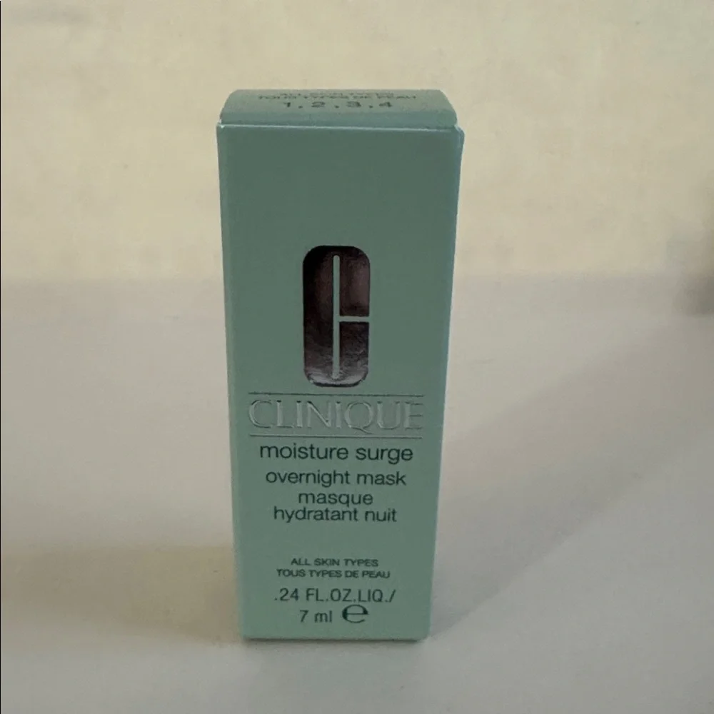 CLINIQUE Moisture Surge Overnight Mask Travel Sample Size 0.24oz NIB